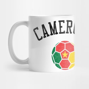 Cameroon Soccer Team Heritage Flag Mug